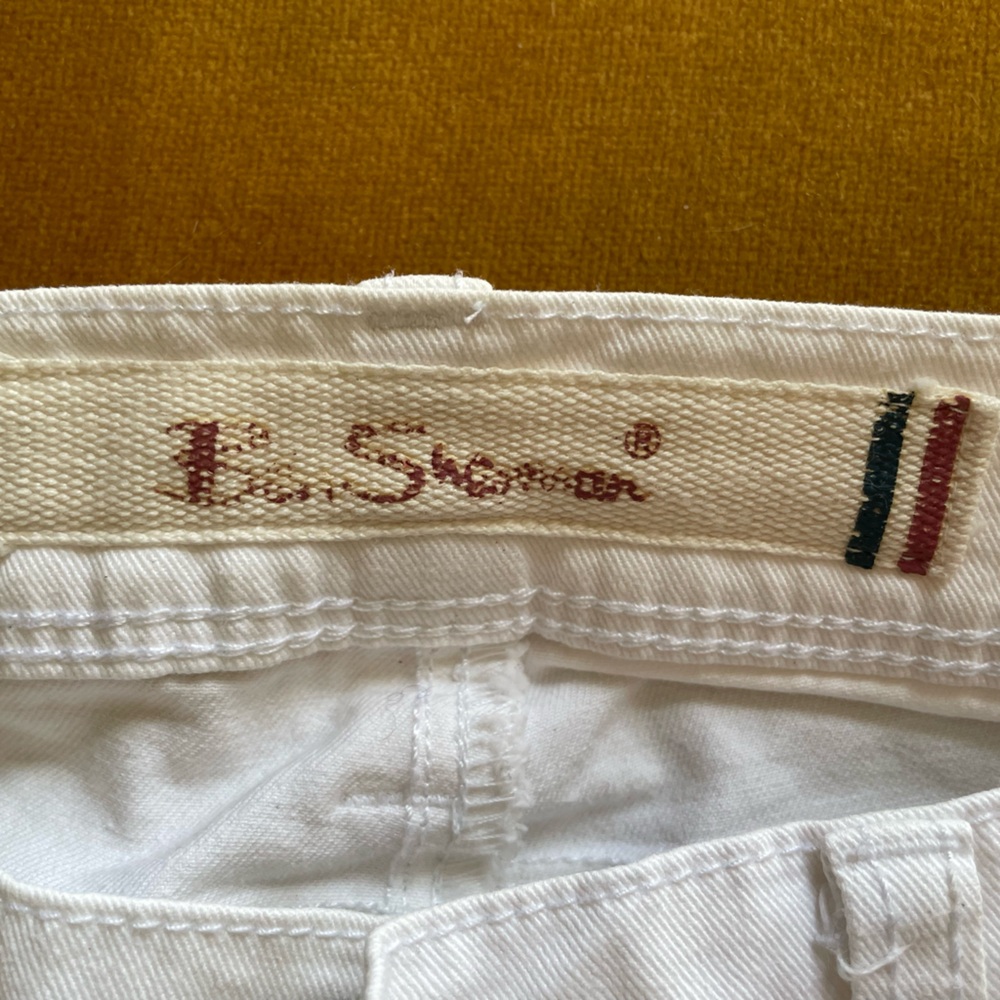 Ben Sherman Slim Leg White Denim Jeans
